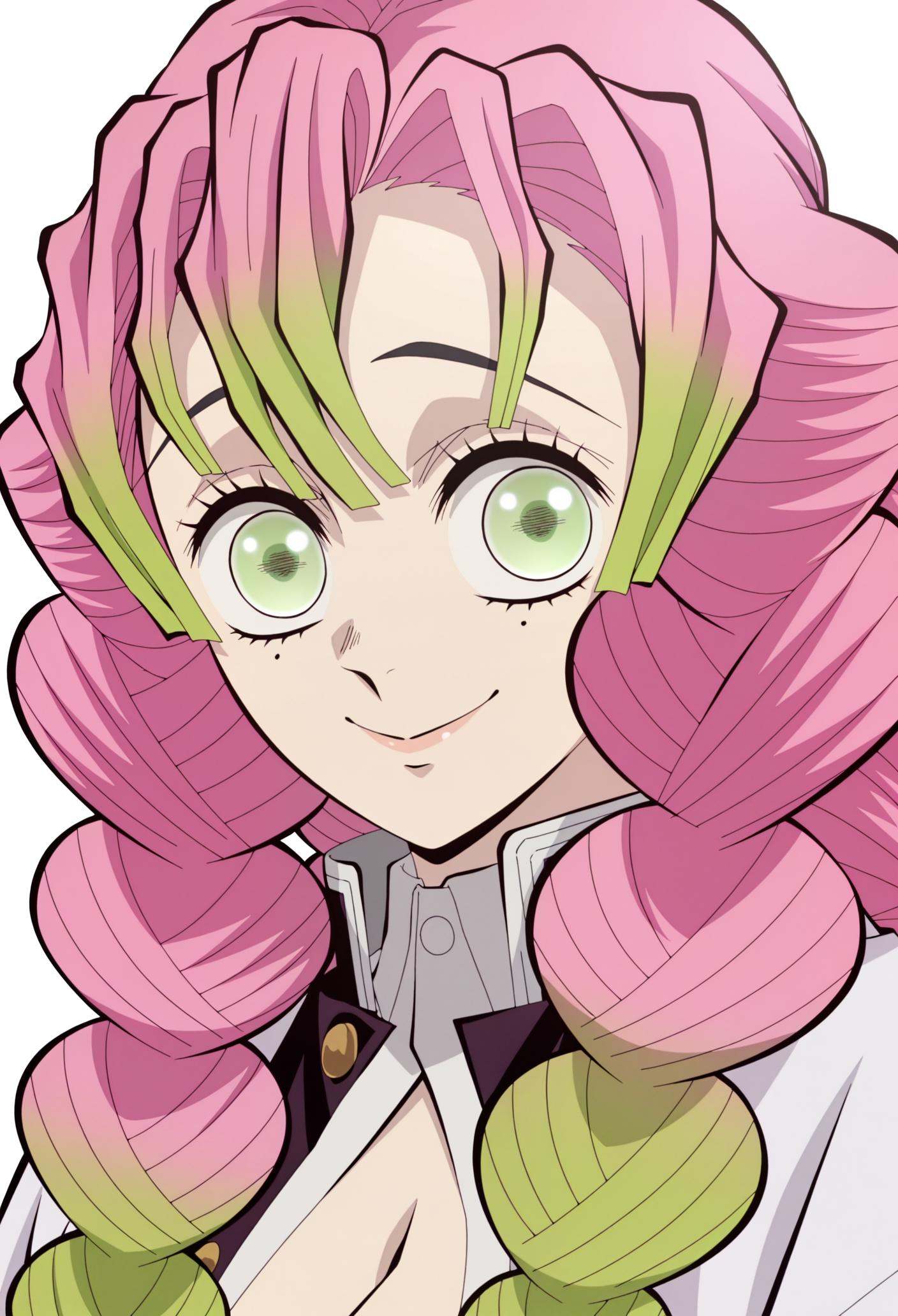 anime coloring,  anime screencap,  kanroji mitsuri on Tensor.Art