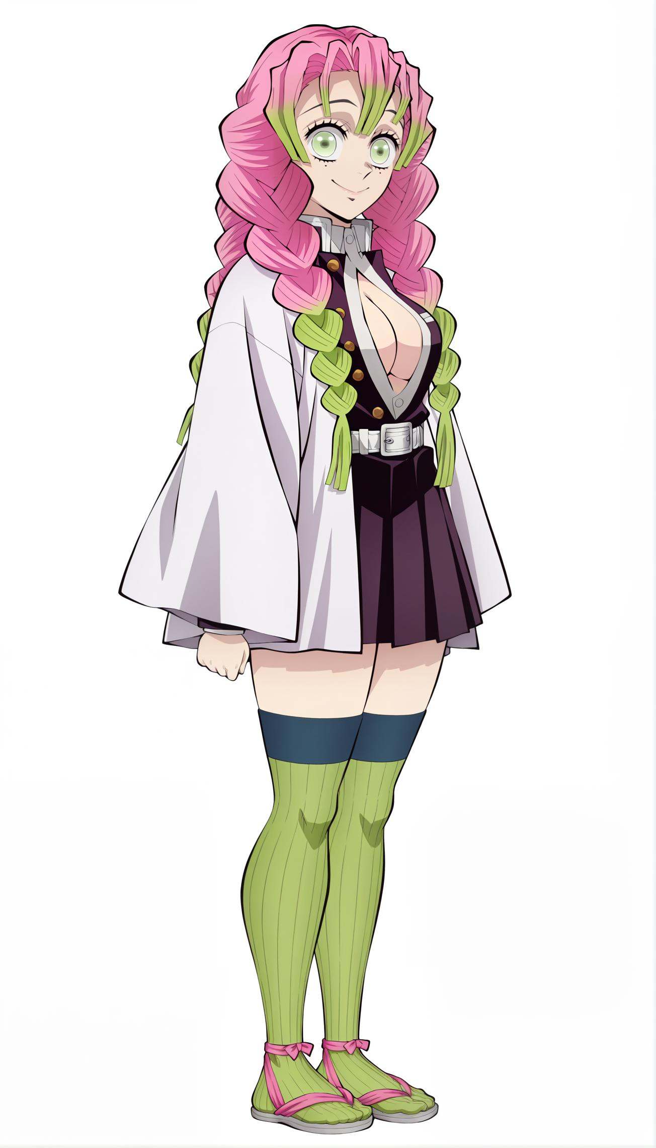 anime coloring,  anime screencap,  kanroji mitsuri on Tensor.Art