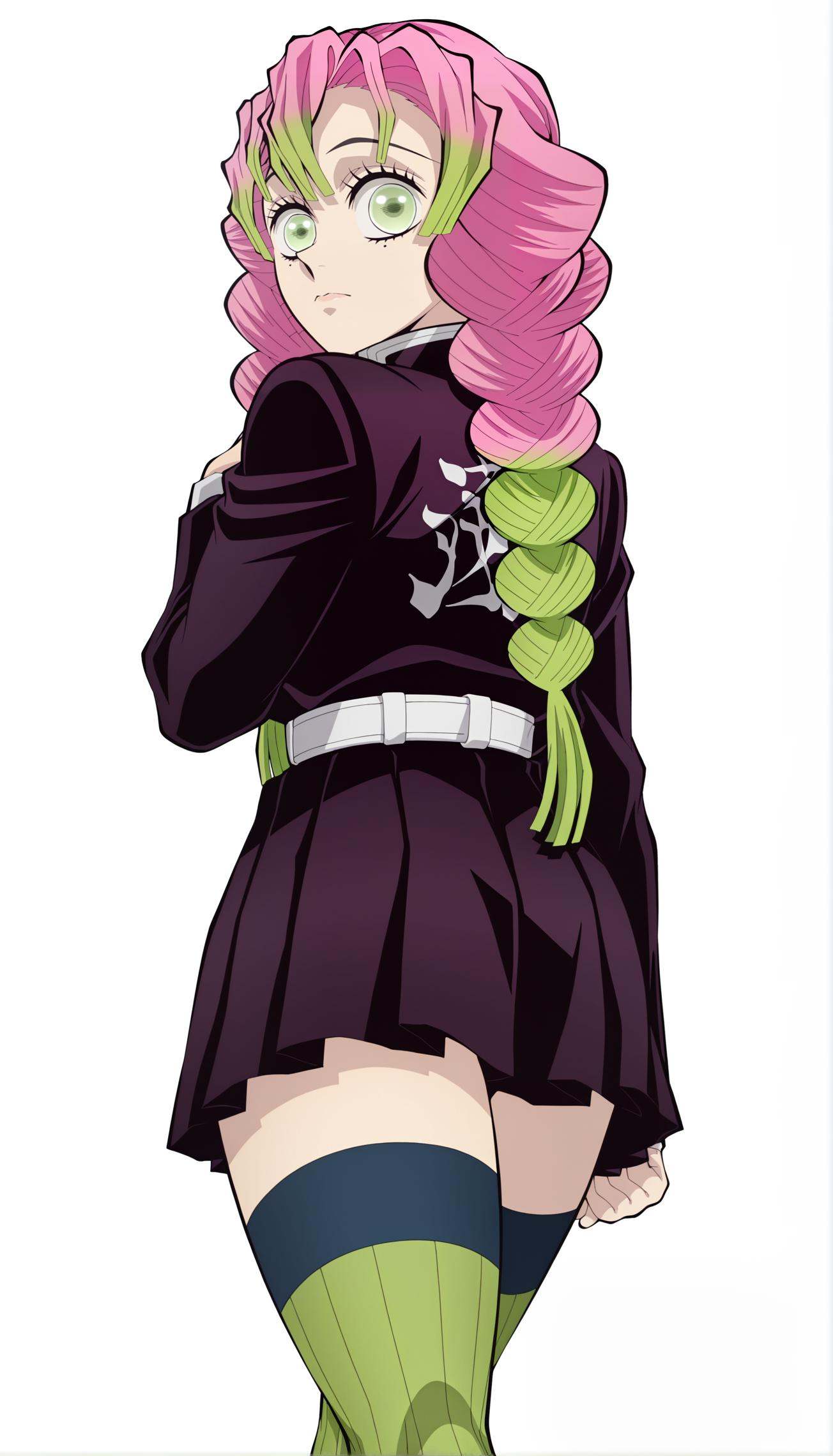 anime coloring,  anime screencap,  kanroji mitsuri on Tensor.Art
