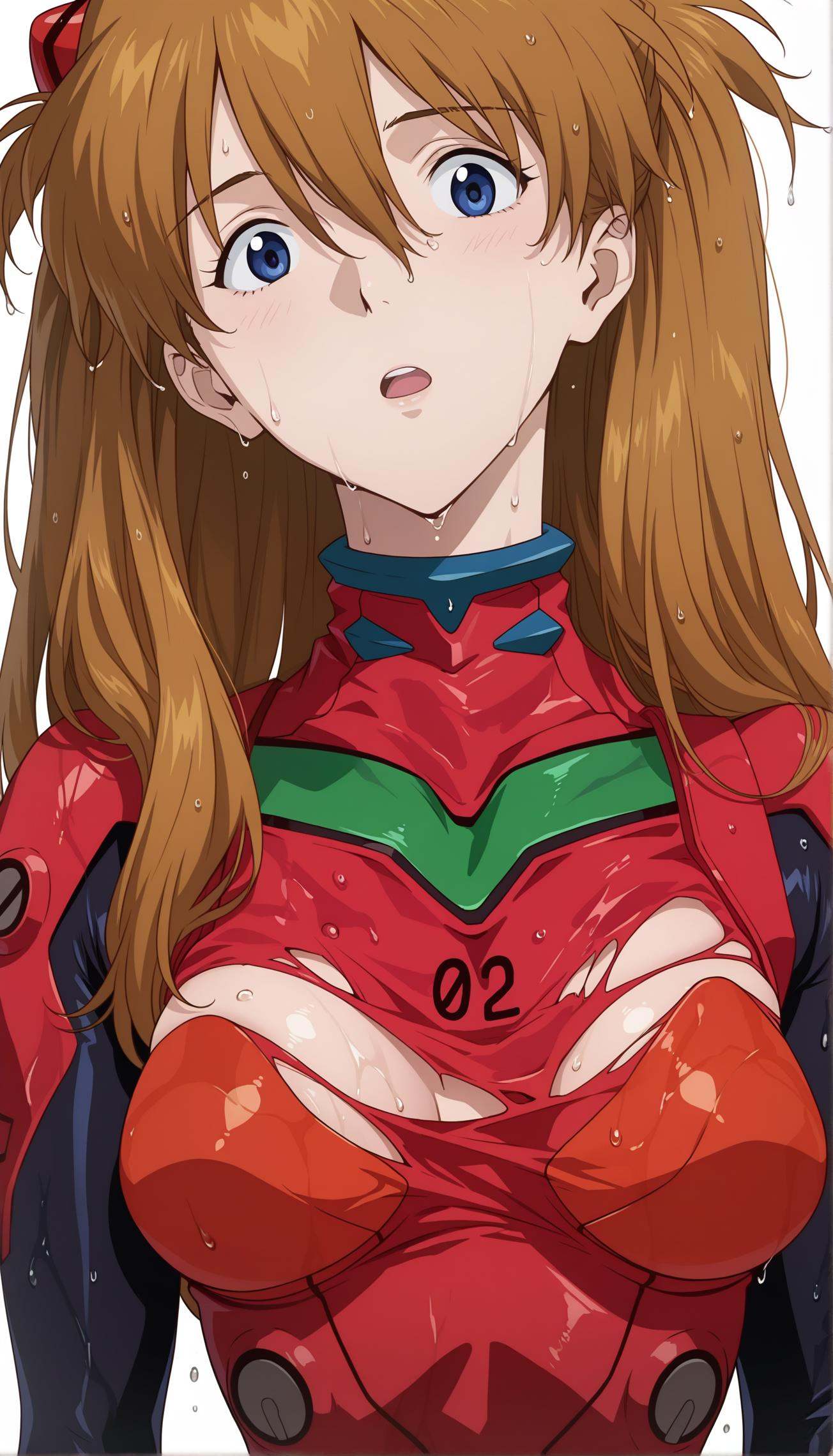 souryuu asuka langley,  1girl,  long hair on Tensor.Art