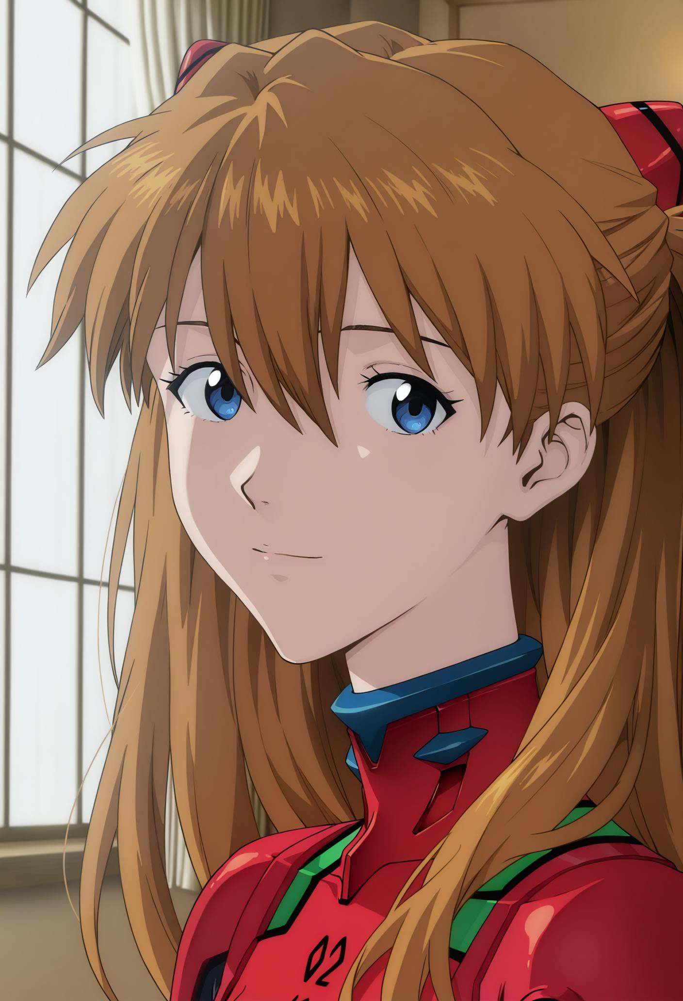 souryuu asuka langley,  1girl,  closed mouth on Tensor.Art