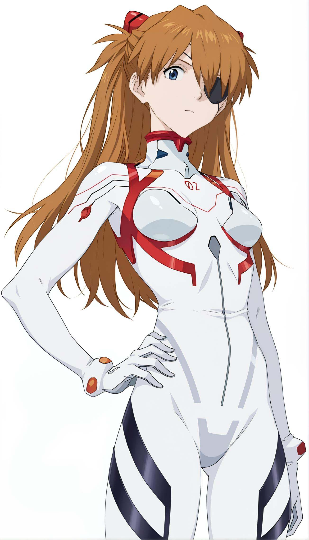 souryuu asuka langley,  1girl,  interface headset on Tensor.Art
