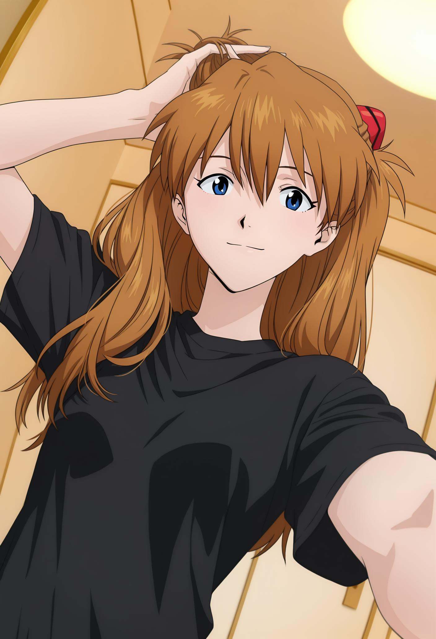 souryuu asuka langley,  1girl,  long hair on Tensor.Art