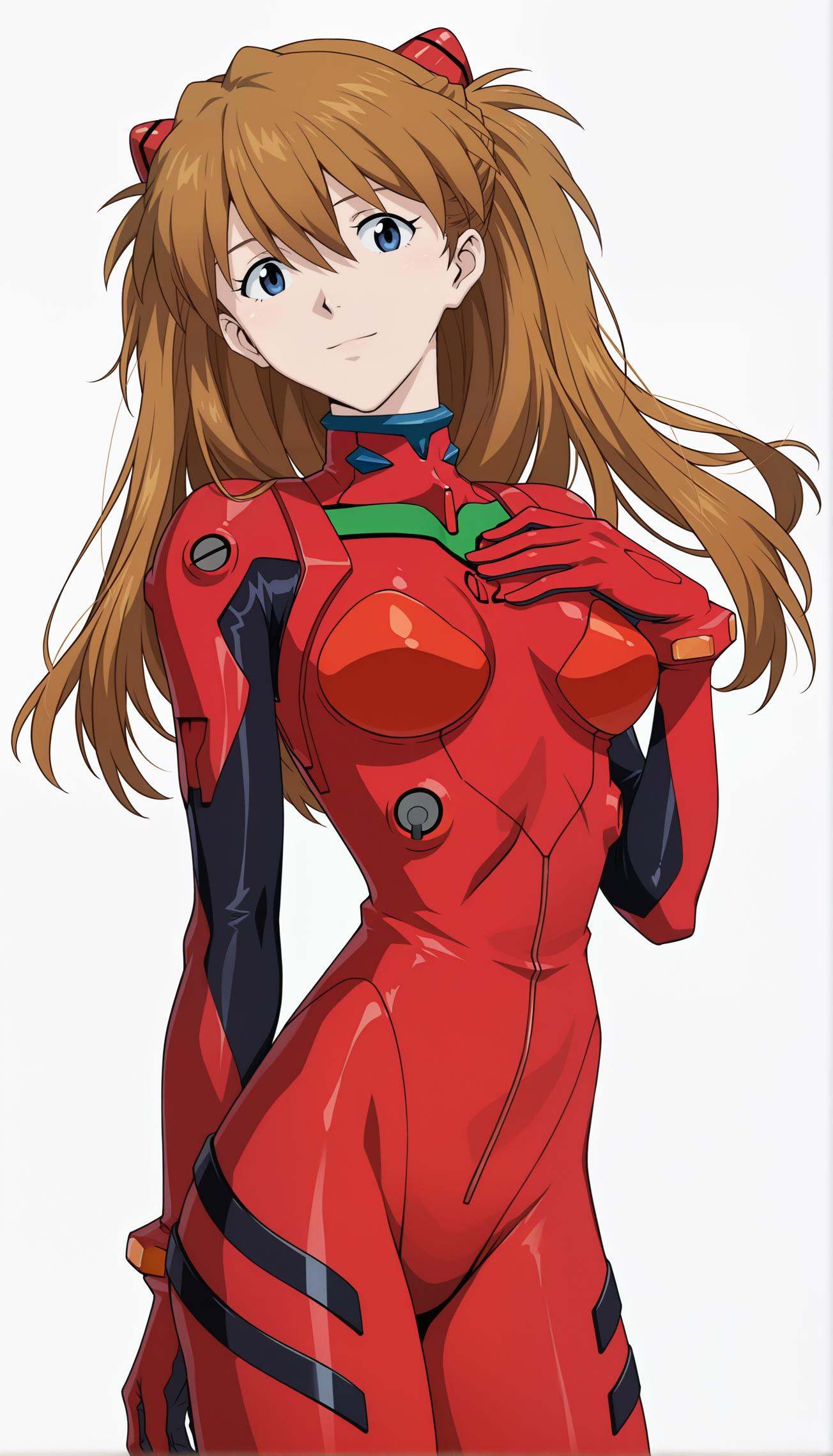 souryuu asuka langley,  1girl,  interface headset on Tensor.Art