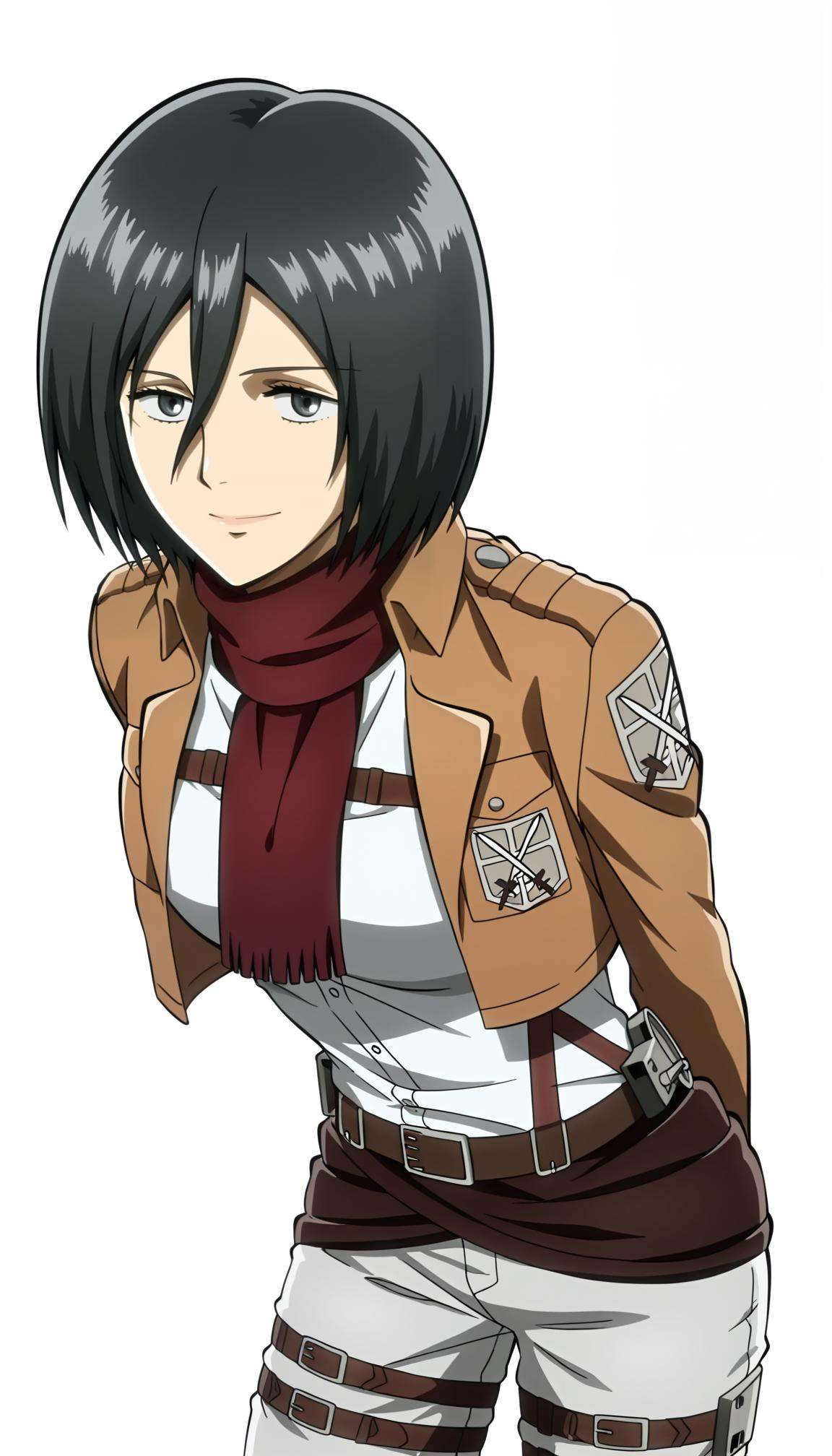 anime coloring,  anime screencap,  mikasa ackerman on Tensor.Art