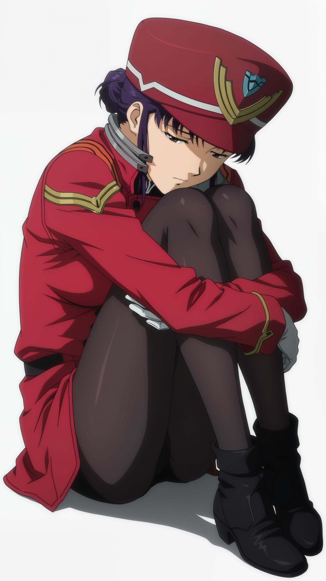 anime coloring,  anime screencap,  katsuragi misato on Tensor.Art