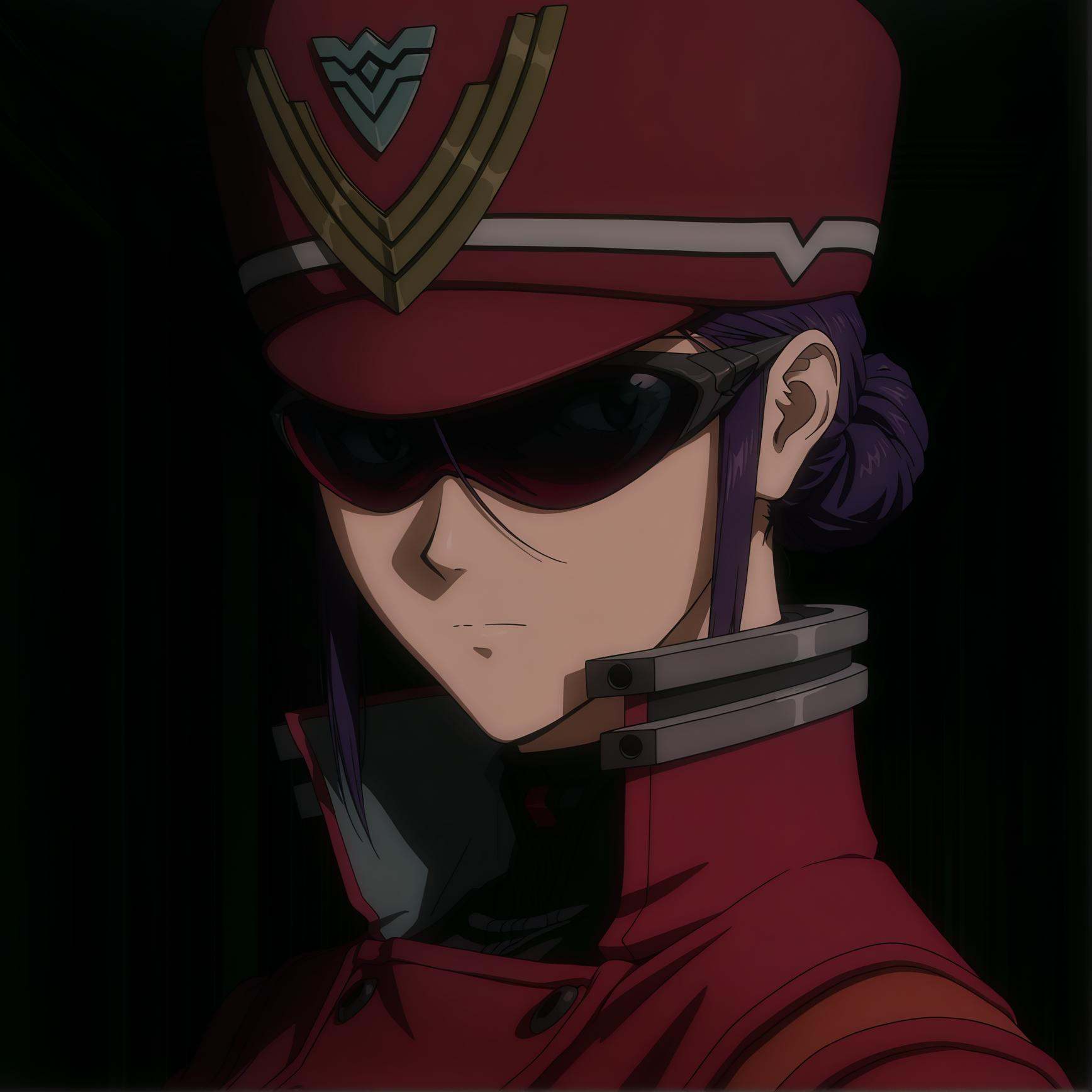 katsuragi misato,  1girl,  purple hair on Tensor.Art