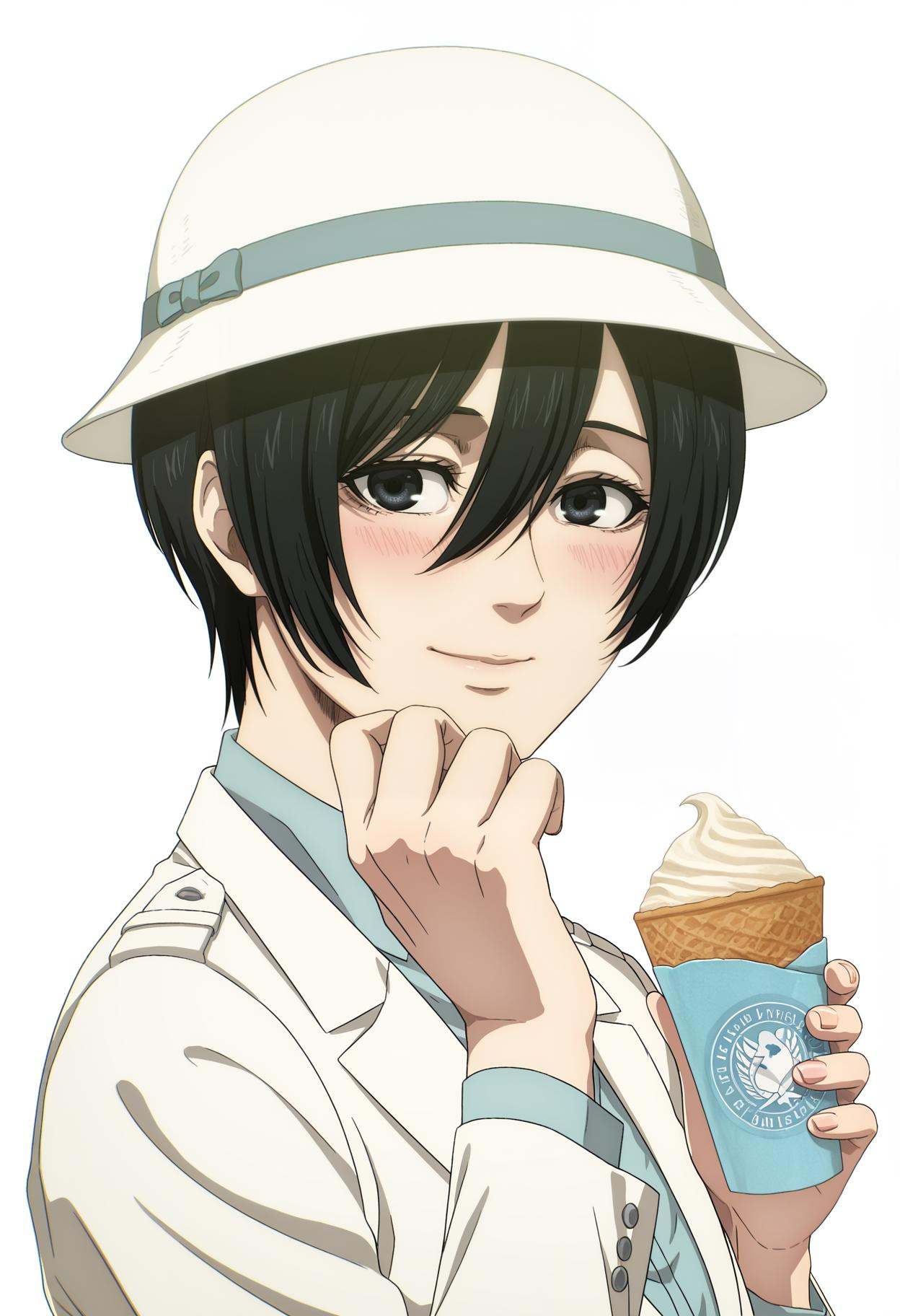 mikasa ackerman,  1girl,  short hair on Tensor.Art