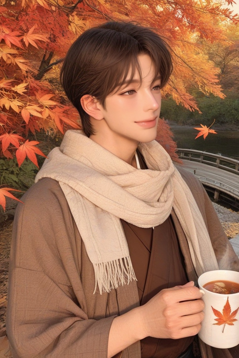 (((1 man)) with fair skin,  short hair,  bangs on Tensor.Art