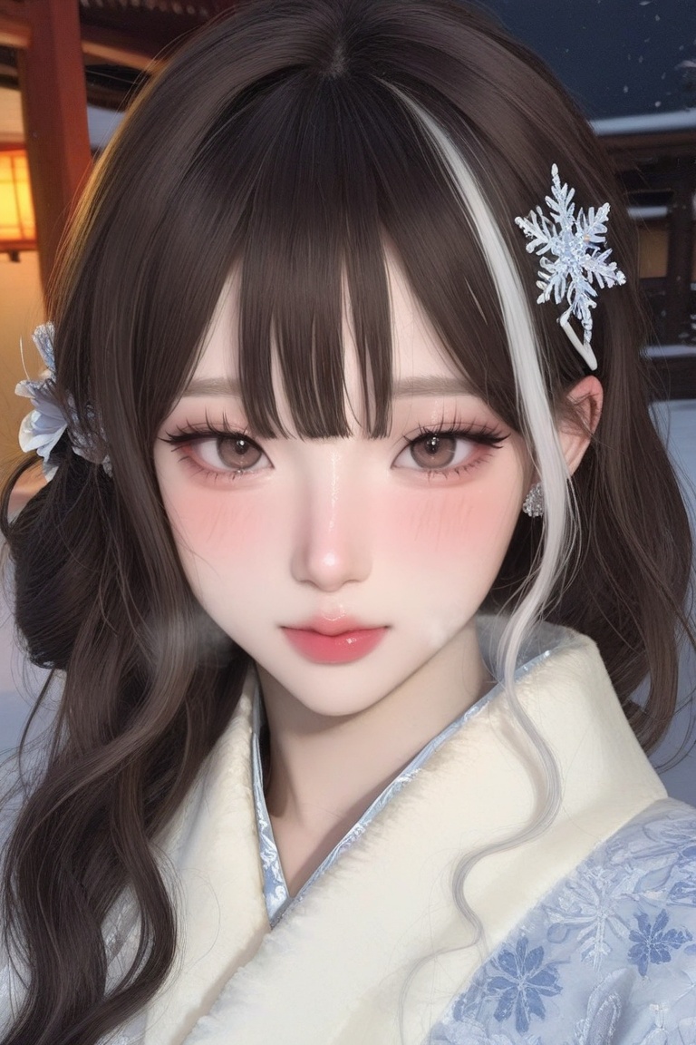 with ,  brown eyes,  ((bangs)) on Tensor.Art
