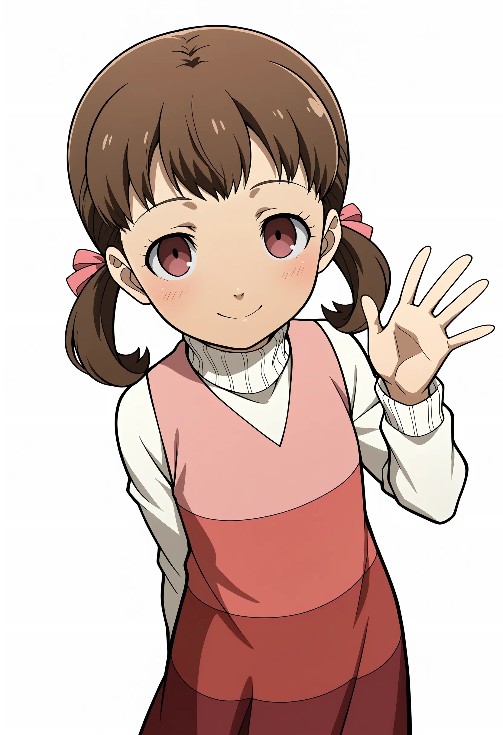 1girl,  doujima nanako,  brown hair on Tensor.Art