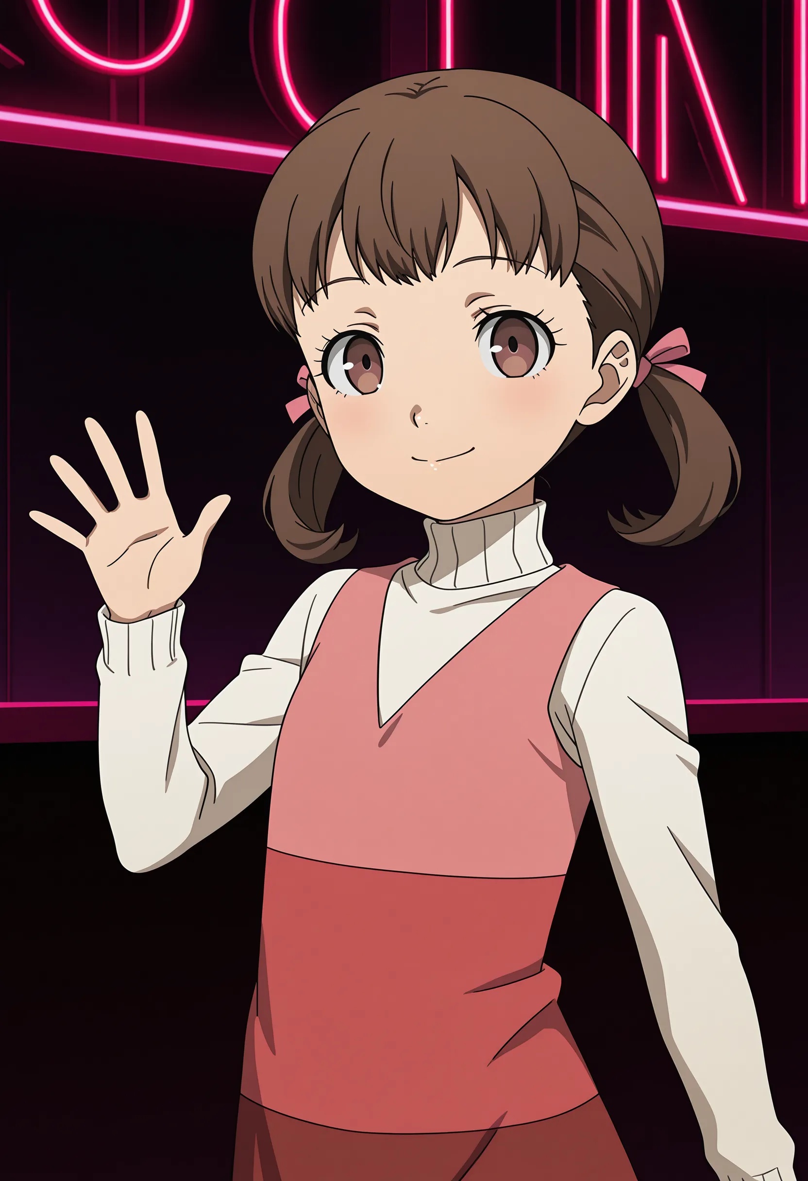1girl,  doujima nanako,  brown hair on Tensor.Art