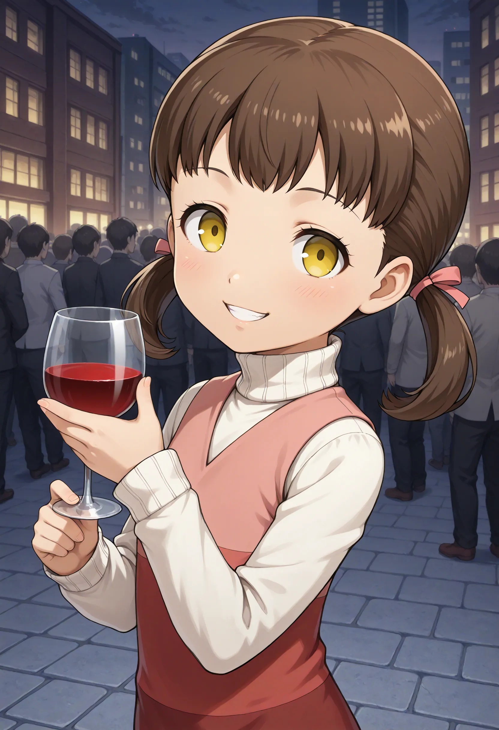 1girl,  doujima nanako,  brown hair on Tensor.Art