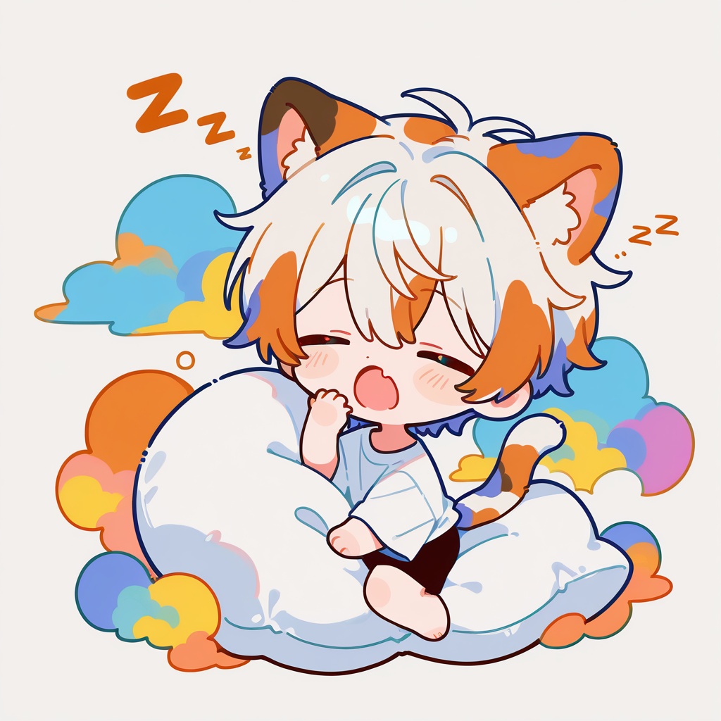 Solo,  cute,  chibi_style on Tensor.Art