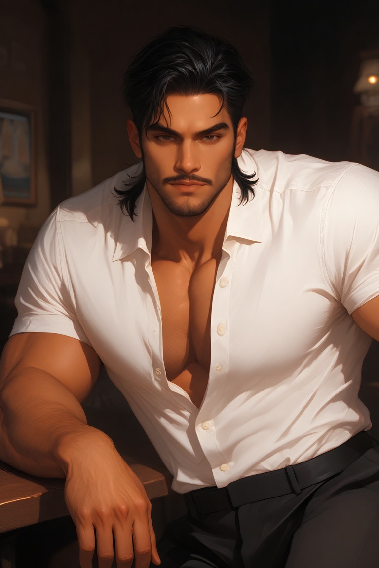 1boy,  muscular,  indoors on Tensor.Art