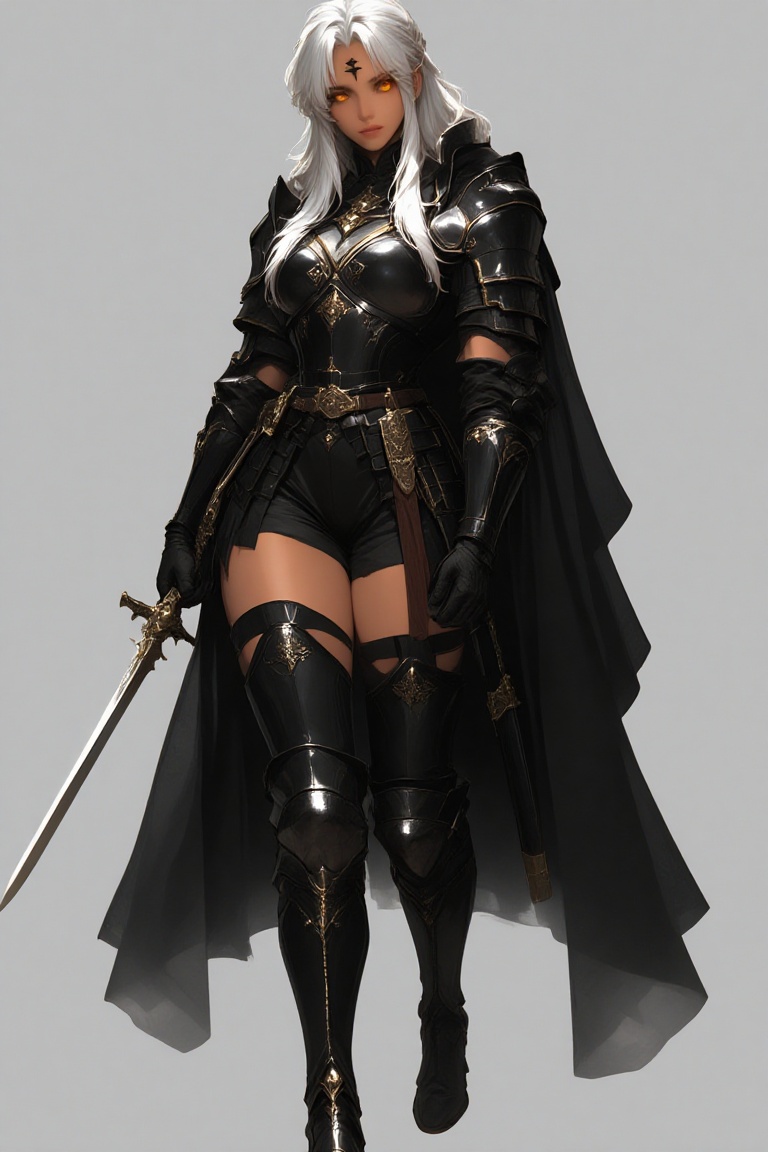 1girl,  solo,  weapon on Tensor.Art