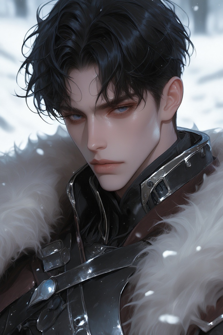 solo,  looking at viewer,  short hair on Tensor.Art