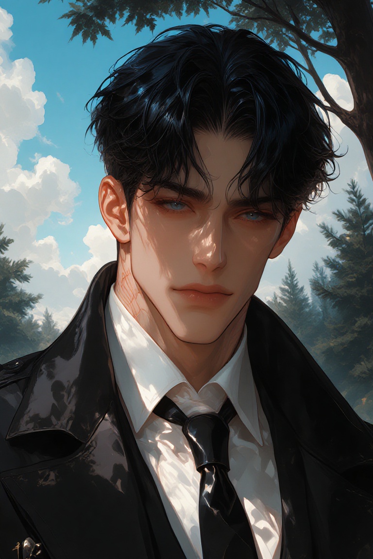 solo,  1boy,  male focus on Tensor.Art