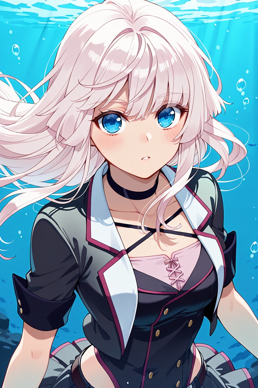 underwater,  underwater,  upper body on Tensor.Art