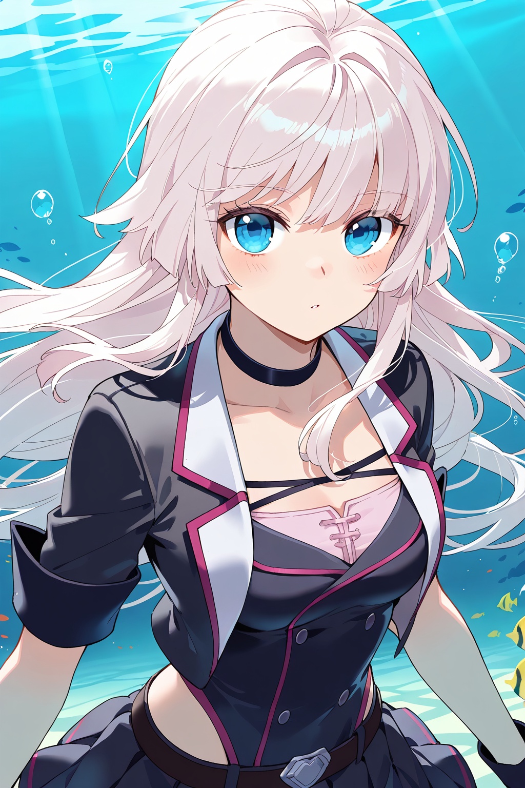 underwater,  underwater,  upper body on Tensor.Art
