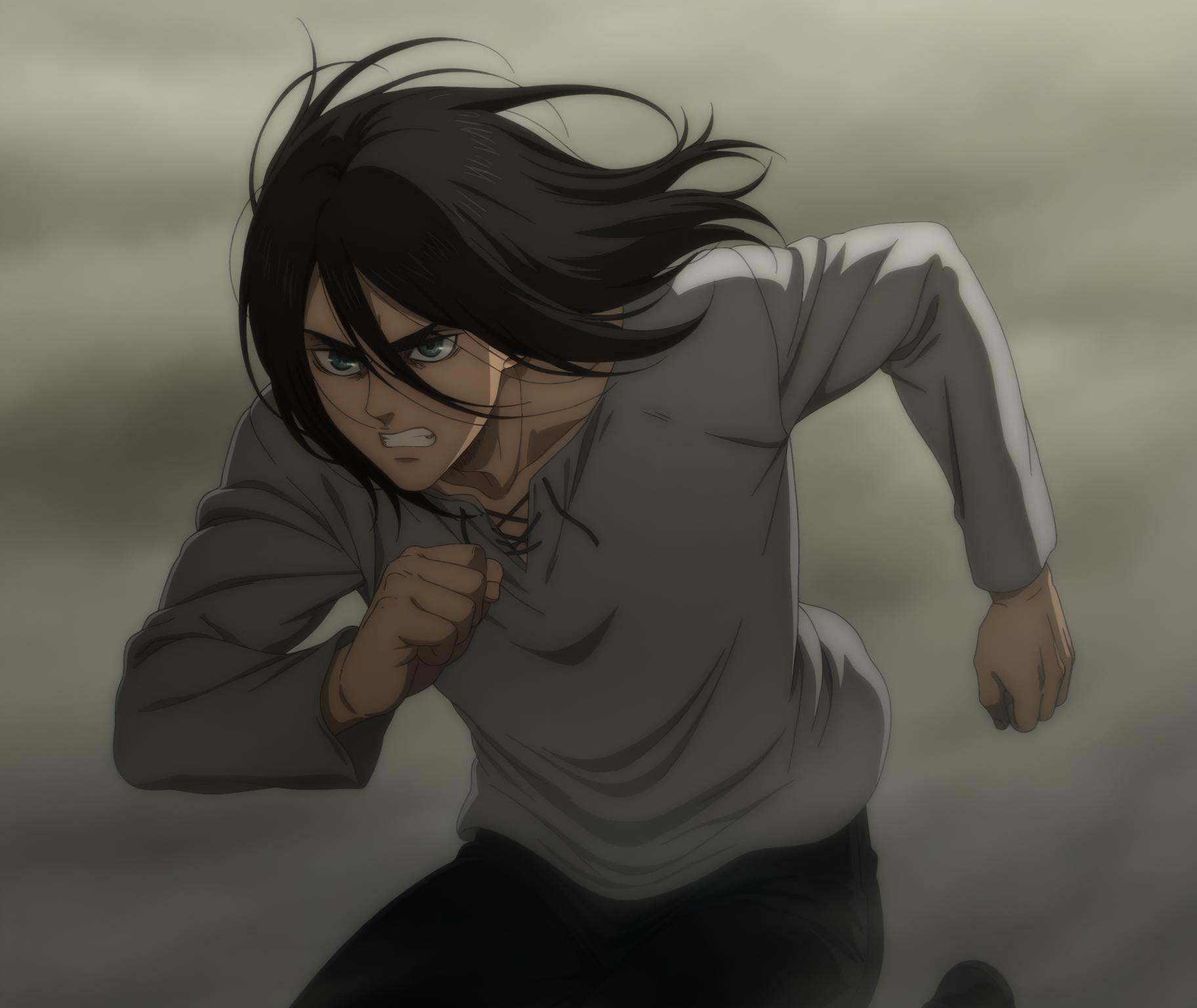 eren yeager,  1boy,  male focus on Tensor.Art