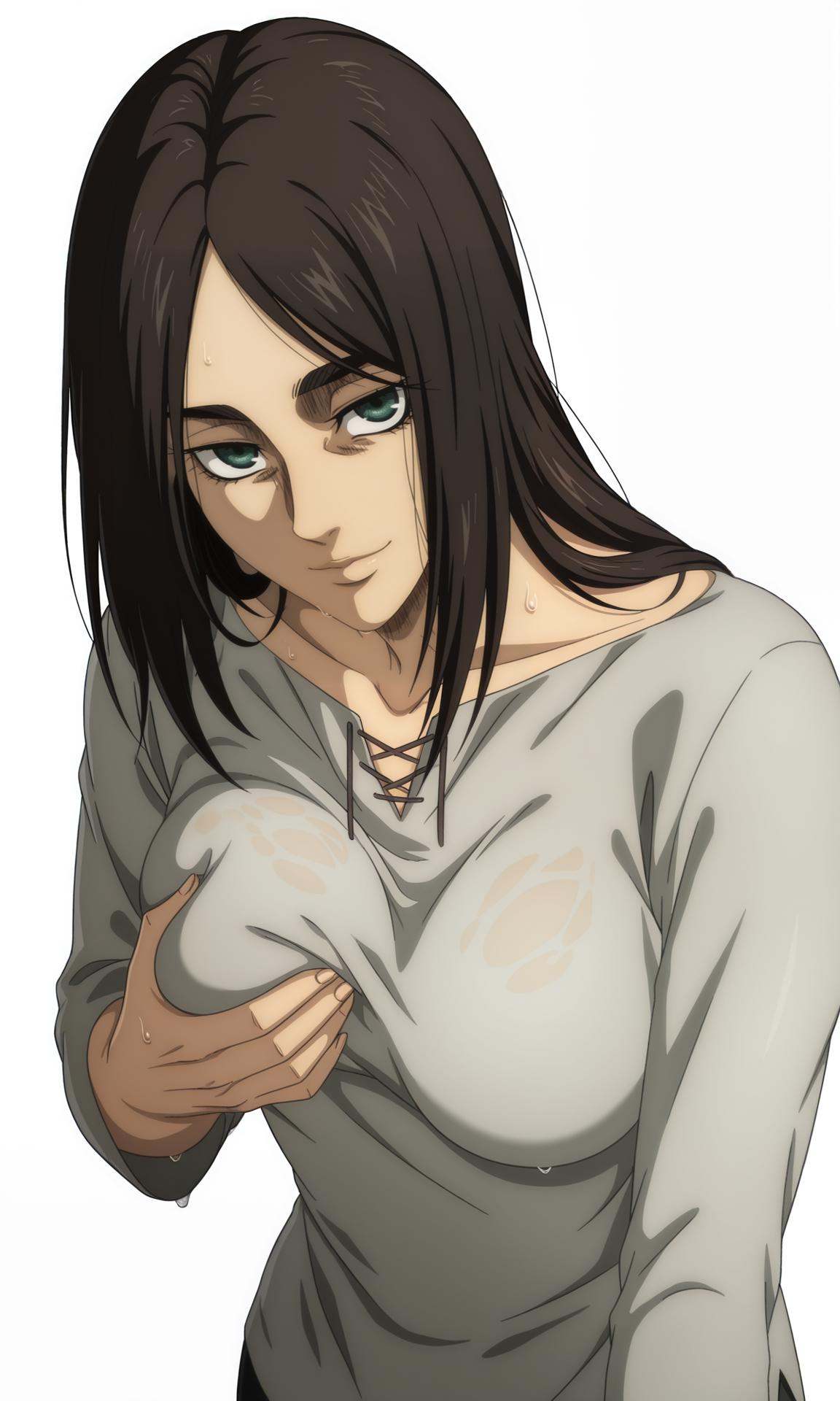 eren yeager,  1girl,  mature female on Tensor.Art