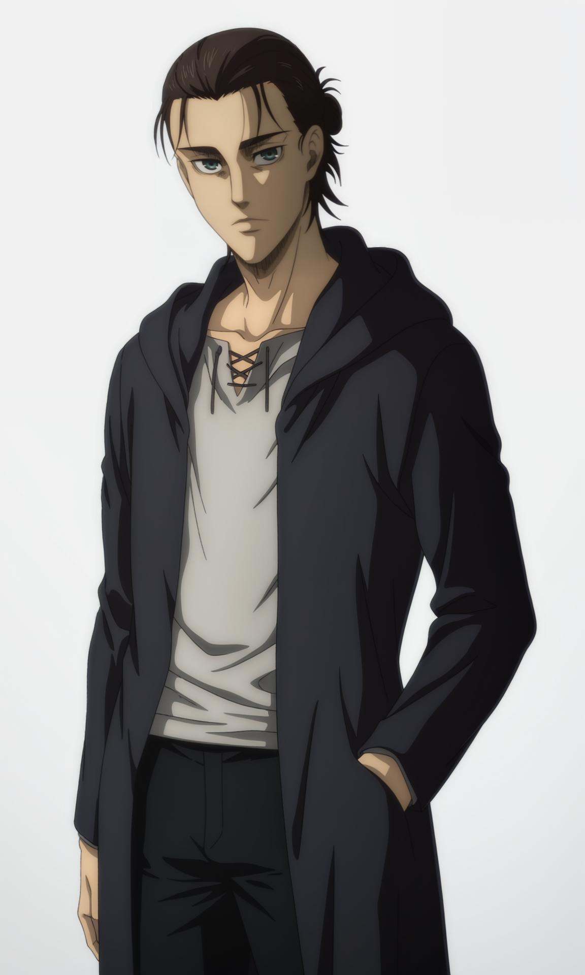 eren yeager,  1boy,  male focus on Tensor.Art