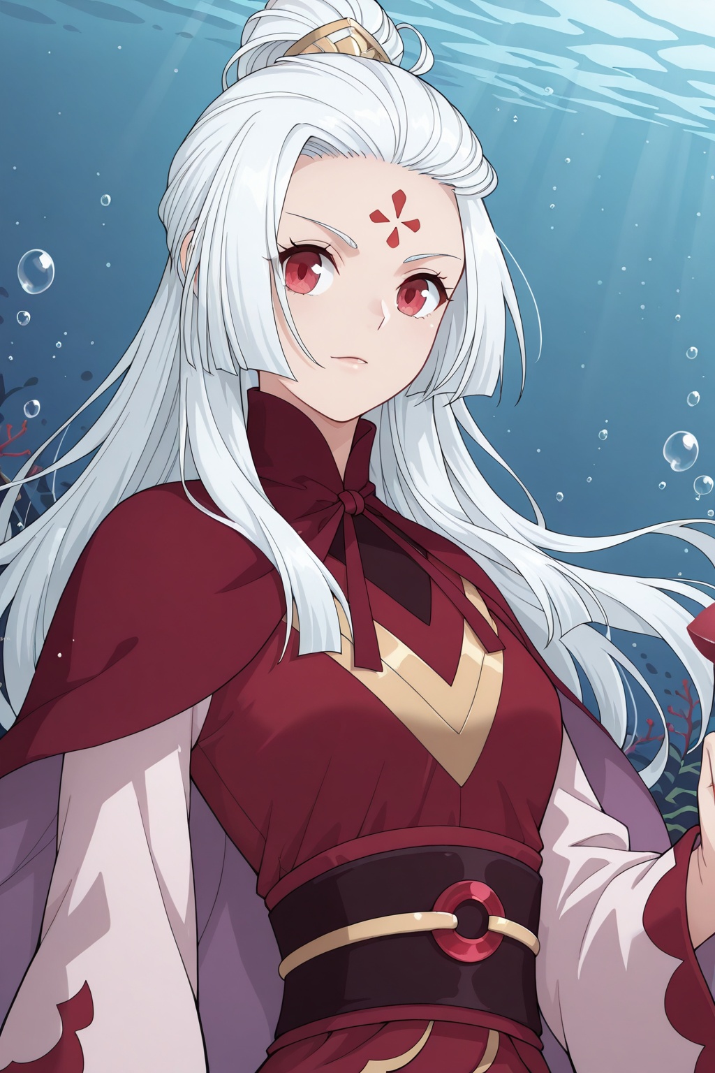 underwater,  underwater,  upper body on Tensor.Art