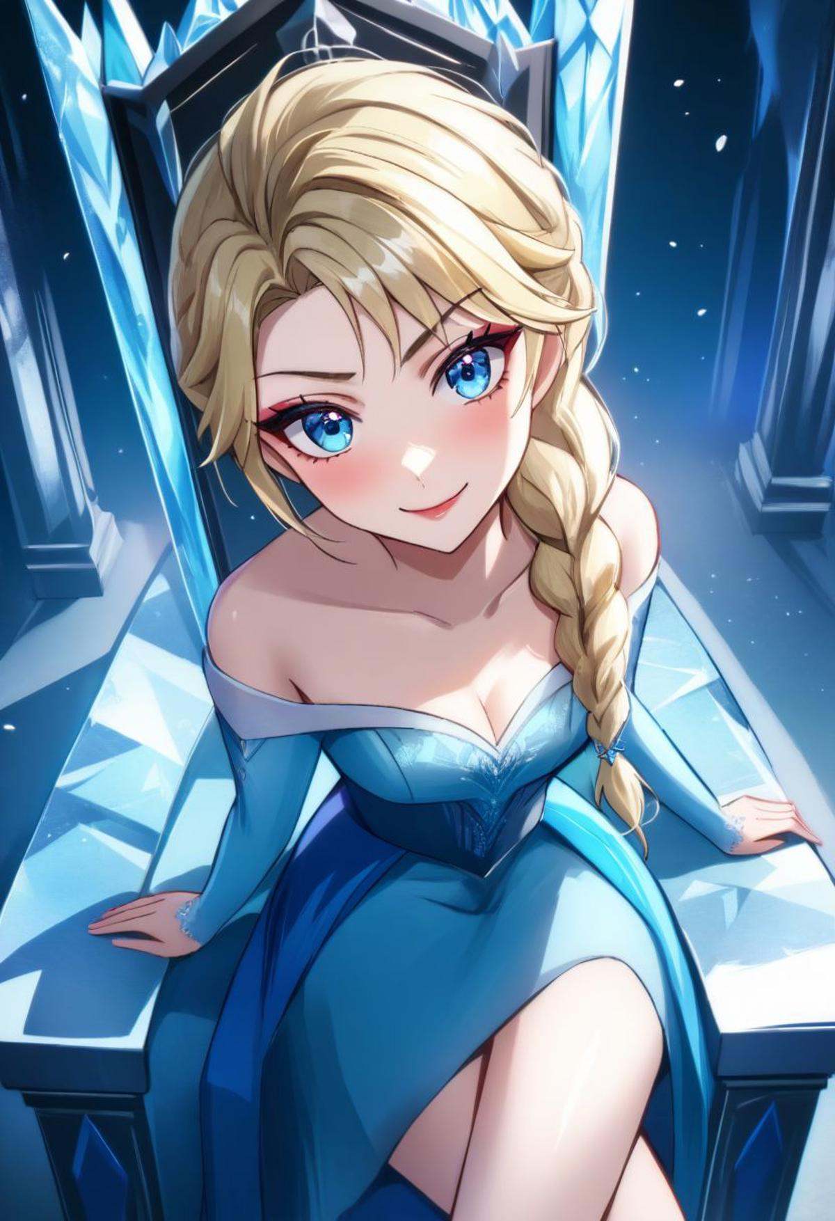 sysdeep_elsa,  1girl,  Elsa on Tensor.Art