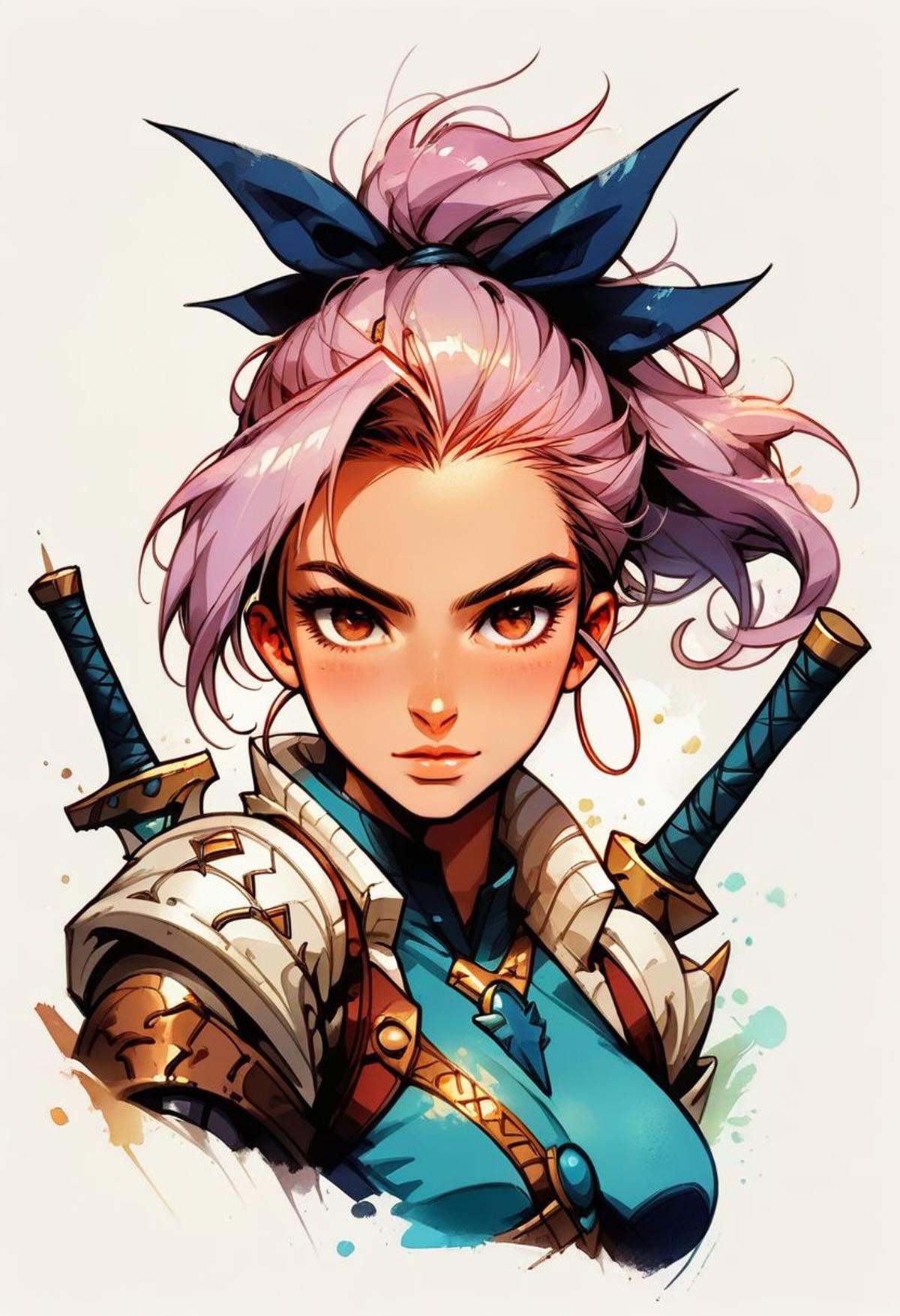 Faded Headshot,  faded bottom,  faded edges on Tensor.Art