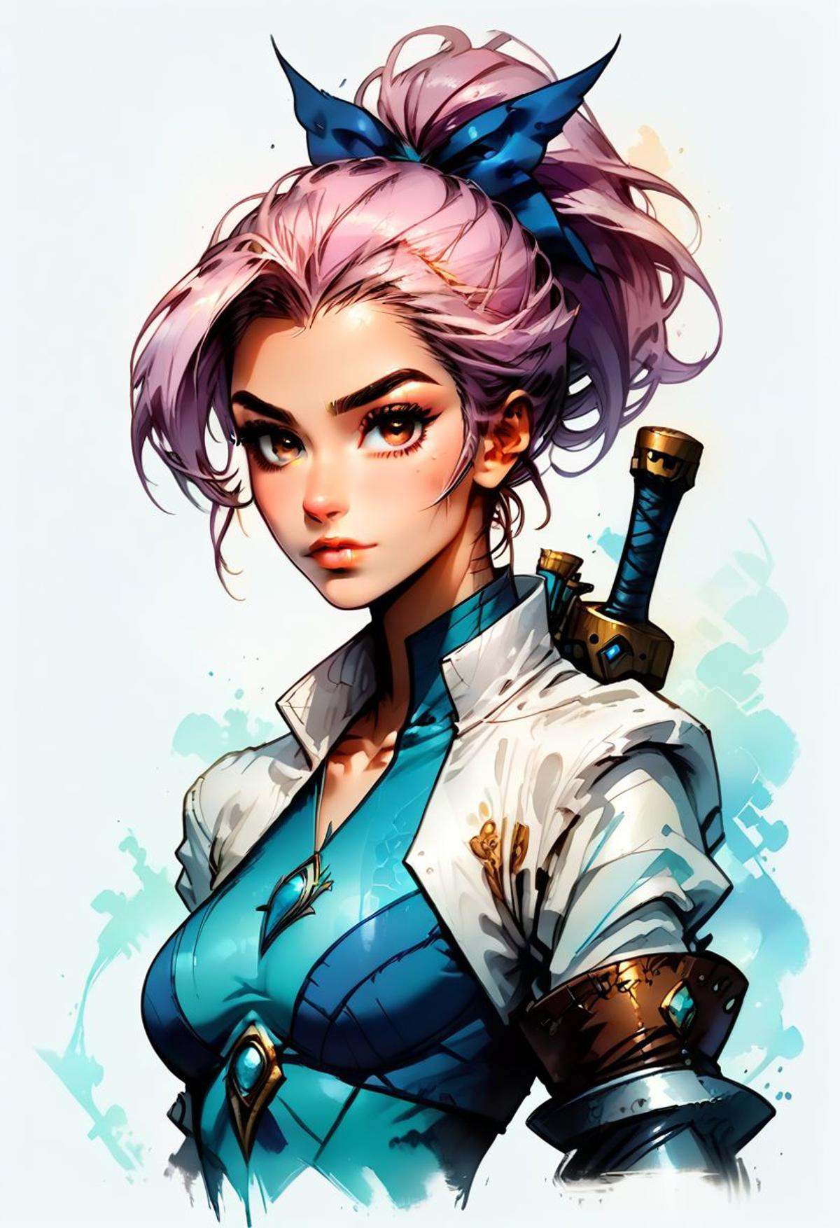 Faded Headshot,  faded bottom,  faded edges on Tensor.Art