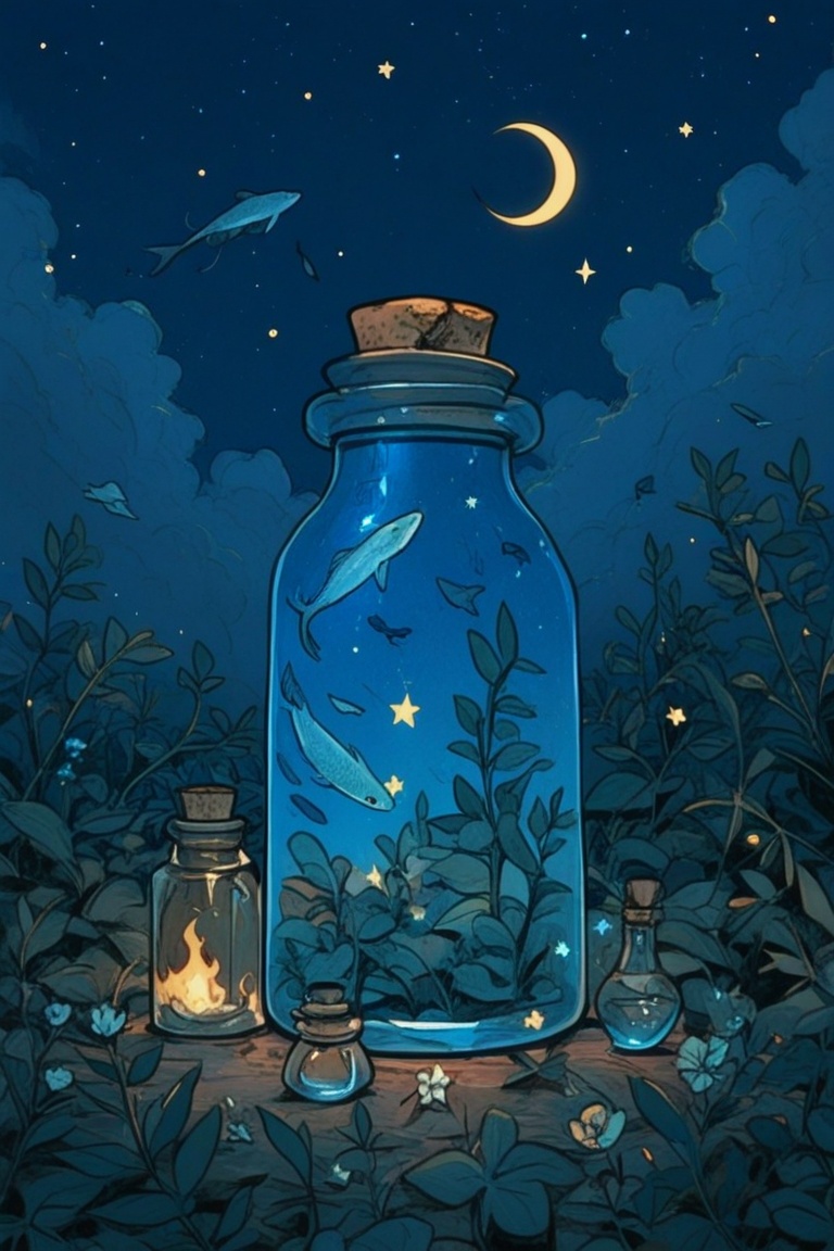 whimsical illustration,  storybook illustration,  gradient shading on Tensor.Art