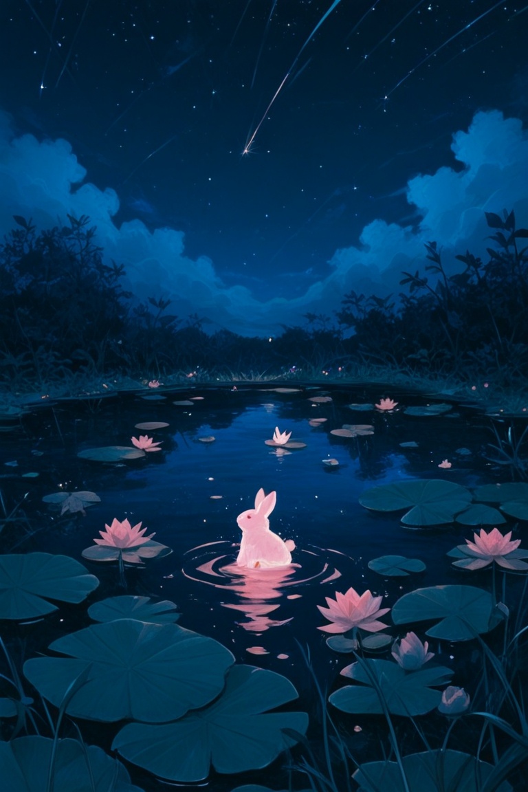 whimsical illustration,  storybook illustration,  gradient shading on Tensor.Art