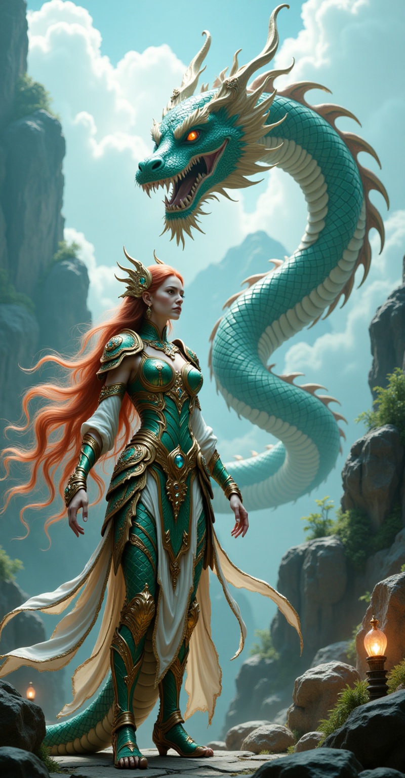 Ultra-realistic cinematic,  Monster Hunter In-Game Environment,  Lamia Featuring on Tensor.Art