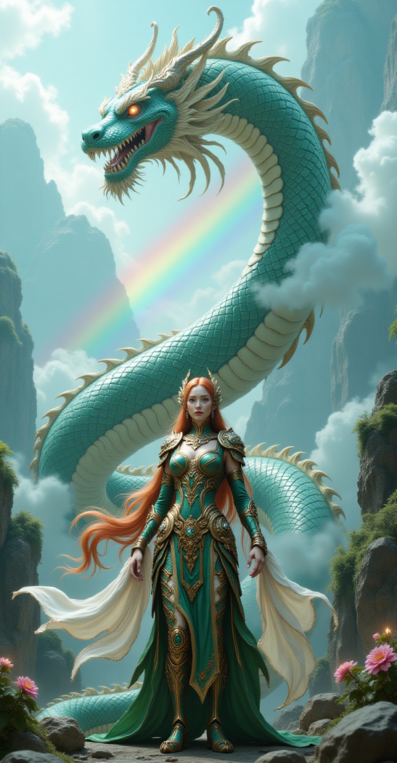 Ultra-realistic cinematic,  Monster Hunter In-Game Environment,  Lamia Featuring on Tensor.Art