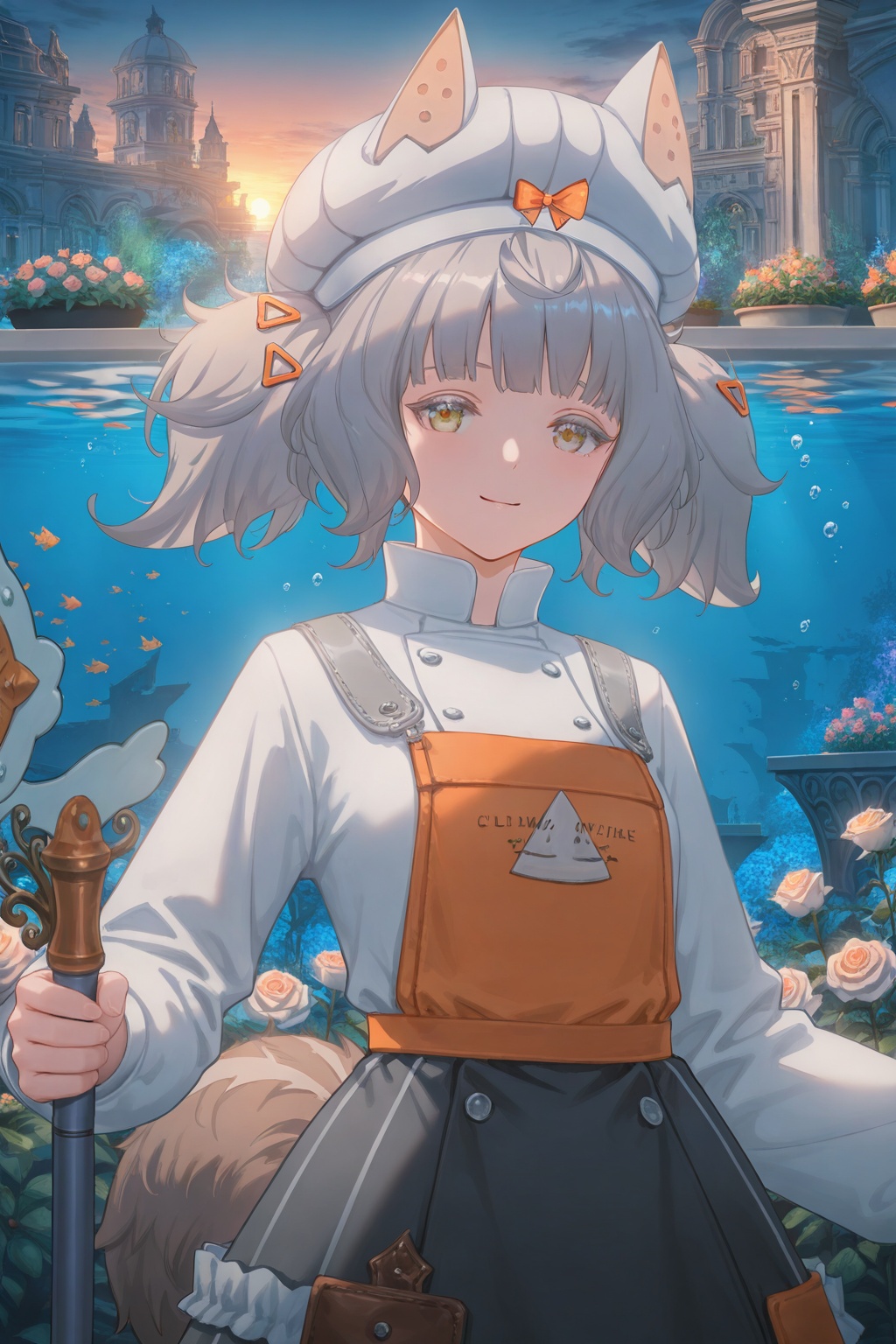underwater,  underwater,  upper body on Tensor.Art