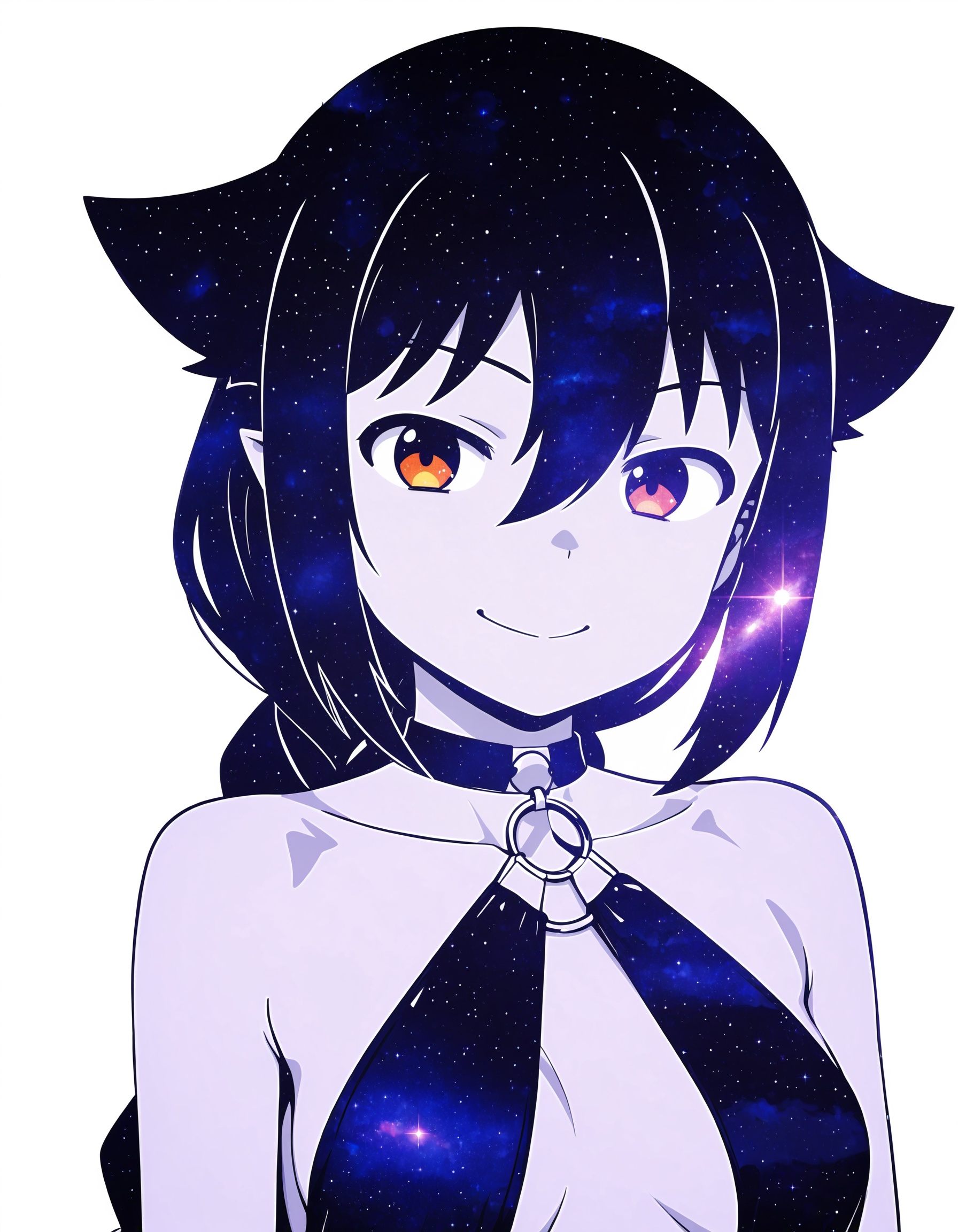 galaxy_style,  monochrome,  white background on Tensor.Art