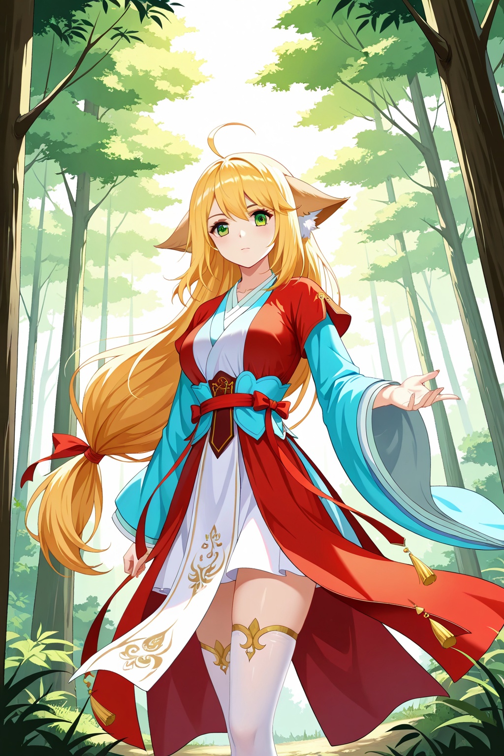 Forest,  Forest,  Thigh exposed on Tensor.Art