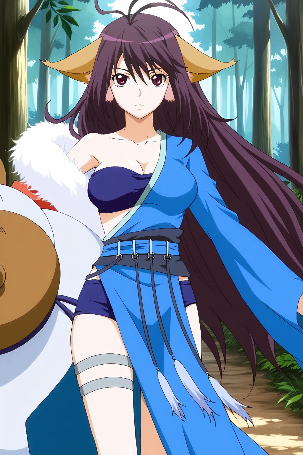Forest,  Forest,  Thigh exposed on Tensor.Art