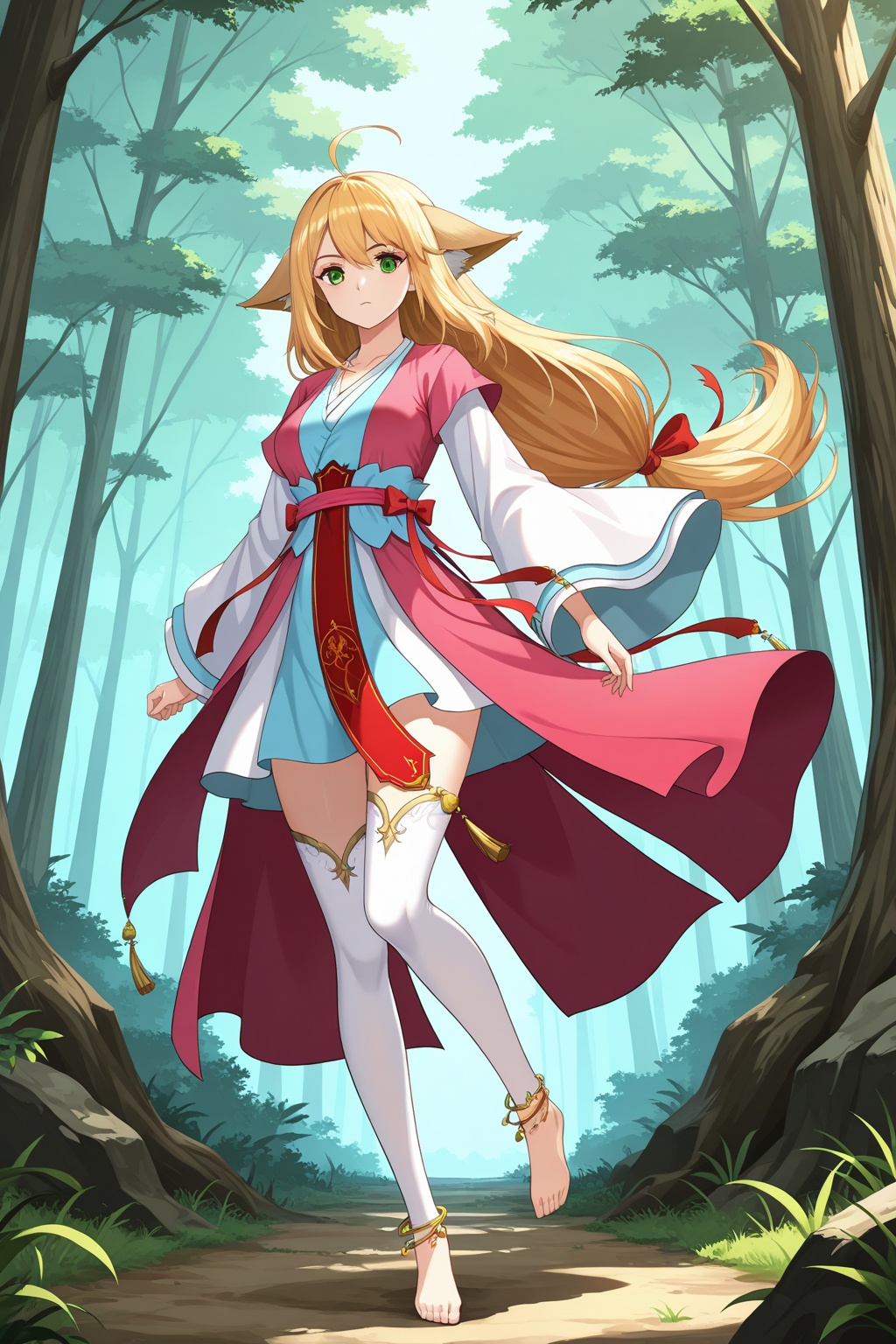 Forest,  Forest,  Thigh exposed on Tensor.Art