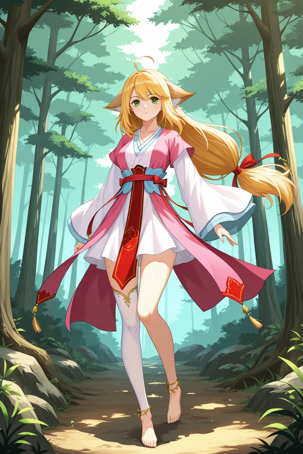 Forest,  Forest,  Thigh exposed on Tensor.Art
