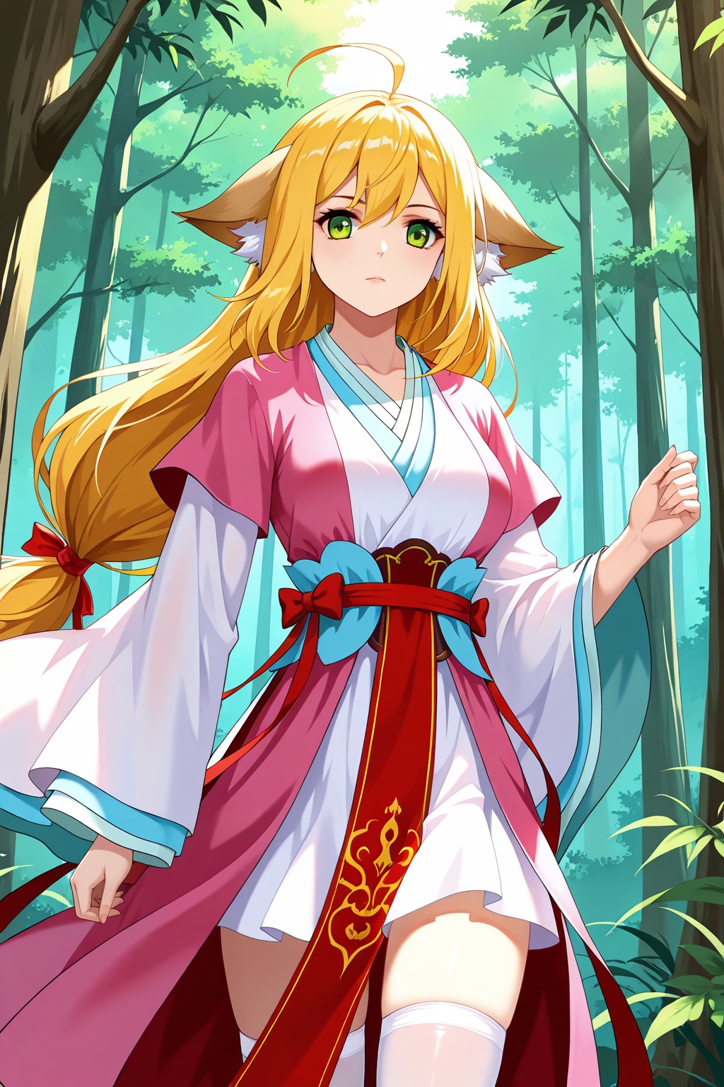 Forest,  Forest,  Thigh exposed on Tensor.Art