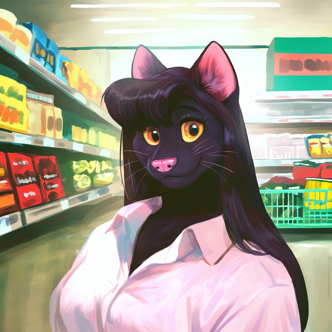 dynainugata,  domestic cat,  felid on Tensor.Art