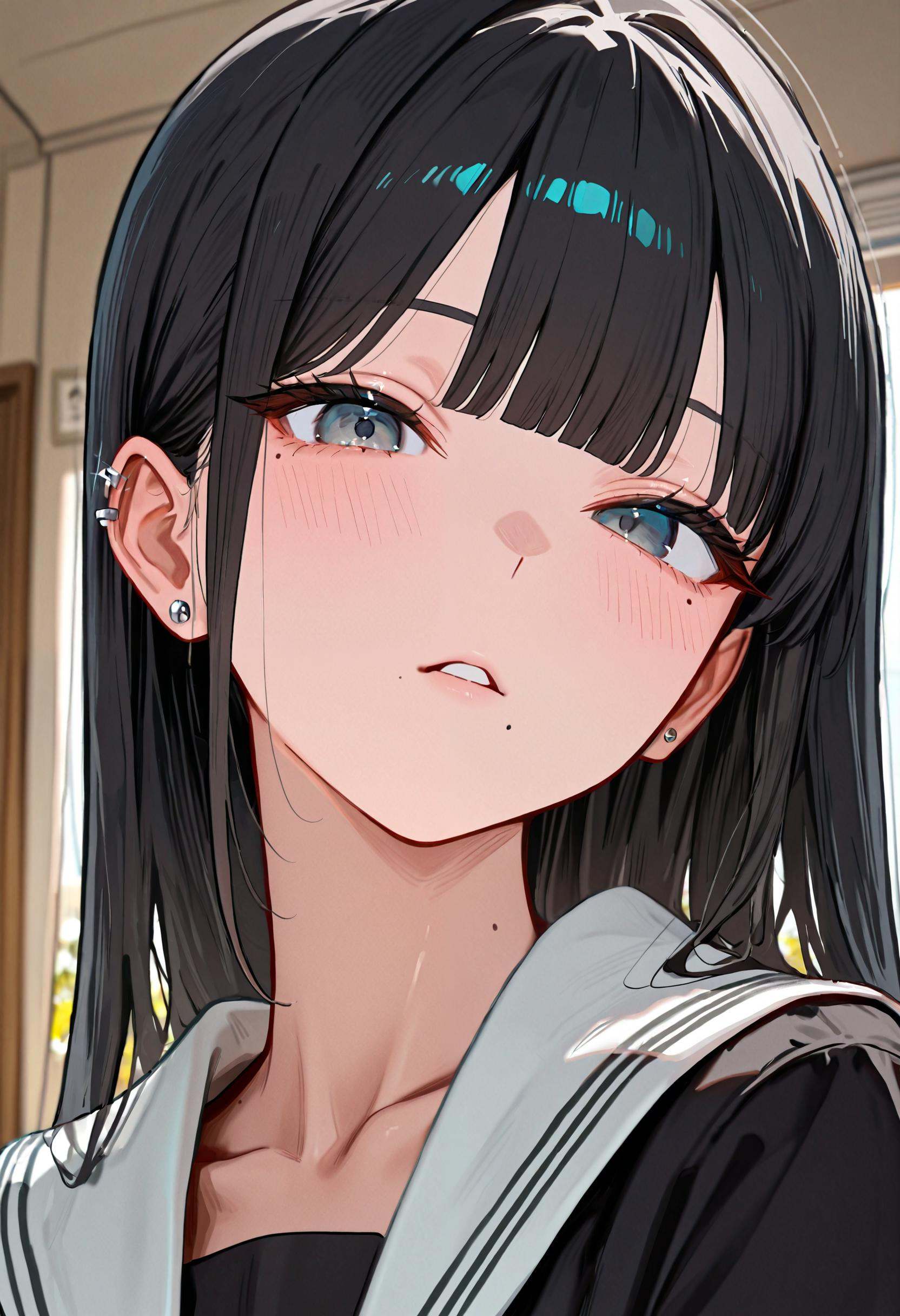 YW9za,  1girl,  mole on Tensor.Art