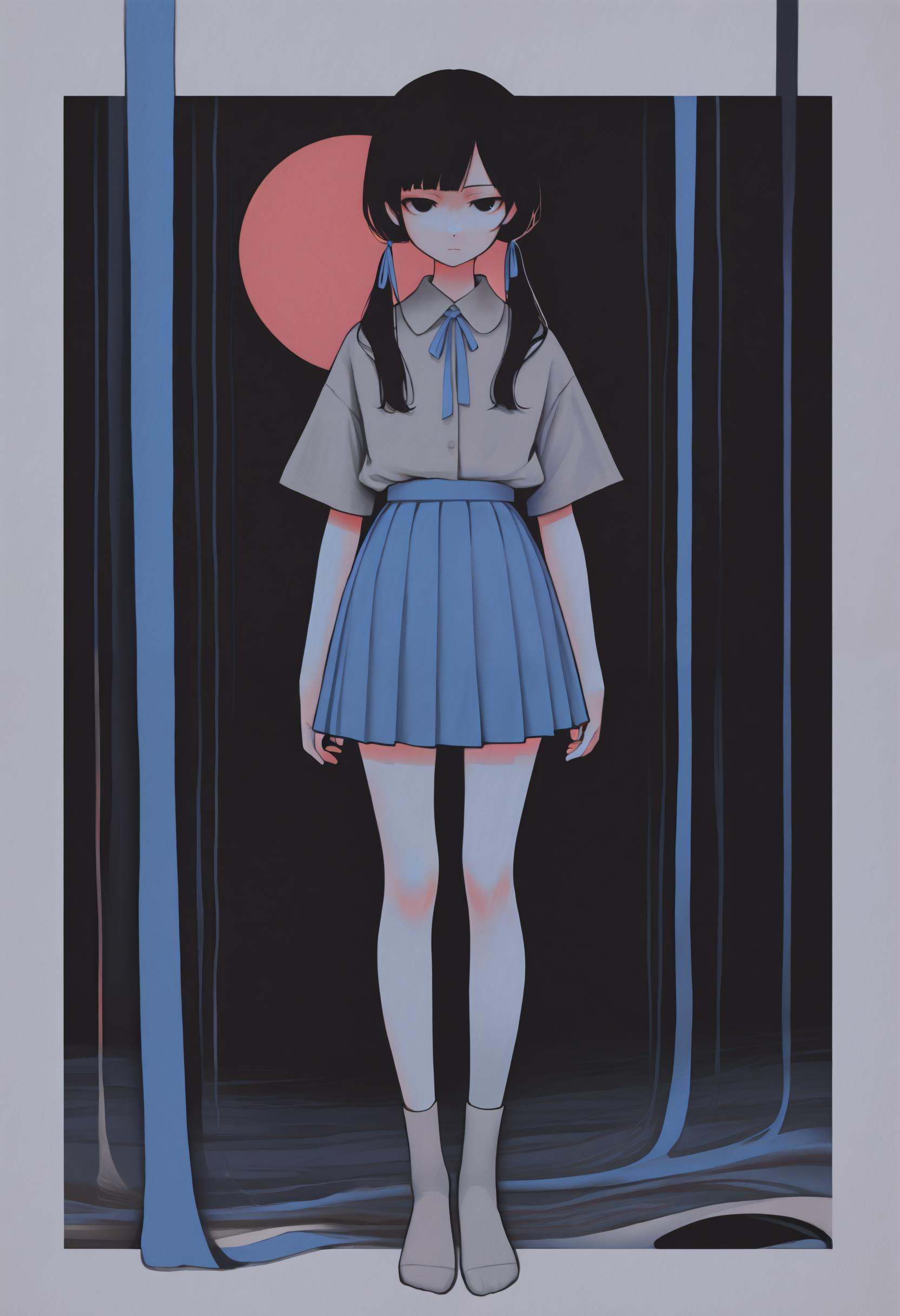 1girl,  traditional media,  solo on Tensor.Art