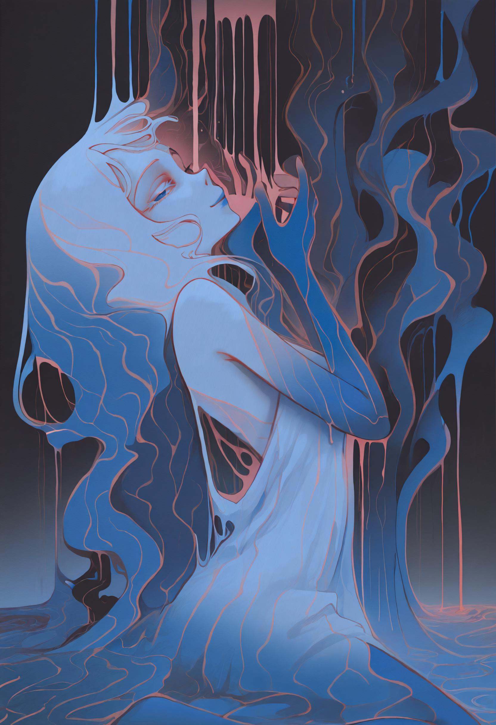 1girl,  traditional media,  solo on Tensor.Art