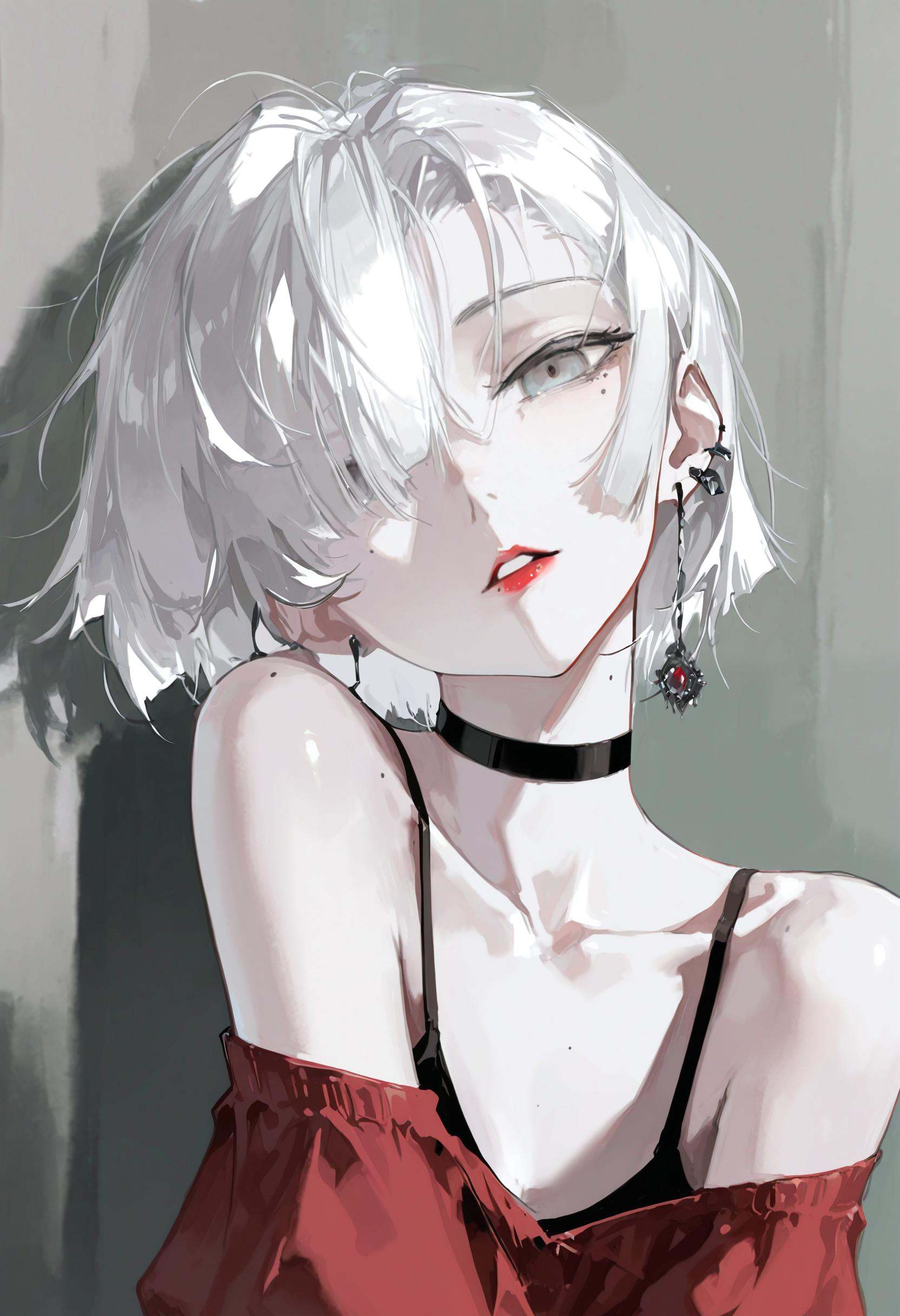 1girl,  solo,  mole on Tensor.Art