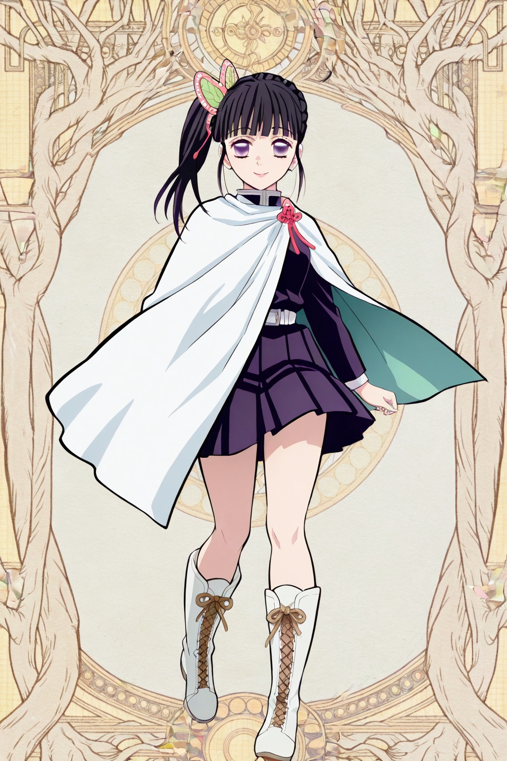 1girl,  Kanao_Tsuyuri_IL ,  side ponytail on Tensor.Art