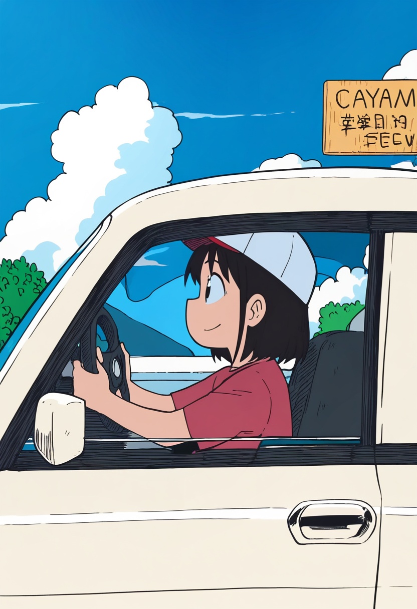 cta_style,  motor vehicle,  1girl on Tensor.Art