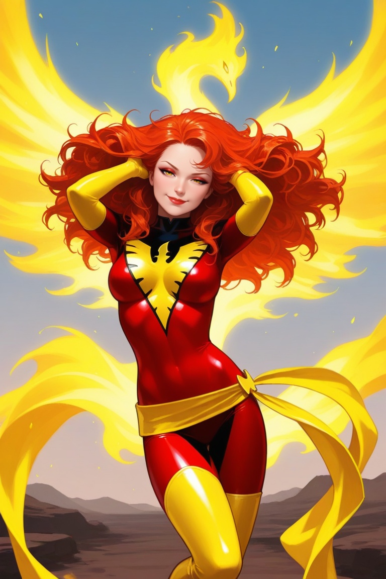 DarkPhoenix,  1girl,  solo on Tensor.Art